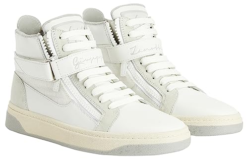 Giuseppe Zanotti, Gz94 Fabric Low Top Sneakers, 8, White