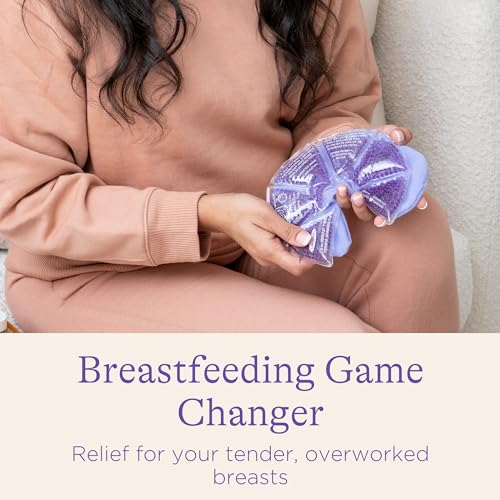 Lansinoh Breast Therapy Packs with Soft Covers, Hot and Cold Breast Pads, Breastfeeding Essentials for Moms, 2 Pack