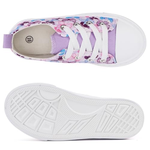 Toandon Toddler Girls Kids Sneakers Glitter Walking Shoes Child Straps Buckle Hoop and Loop Low Top Non Slip Lightweight Sparkly Breathable Casual Fashion Outdoor Pink White Star Size 7