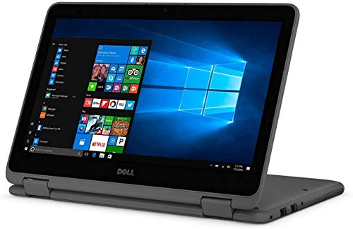 Dell Latitude Touch 3190 2-in-1 PC Intel Quad Core up to 2.4Ghz 4GB 64GB SSD 11.6inch HD Touch Gorilla Glass LED WiFi Cam HDMI W10 Pro (Renewed)