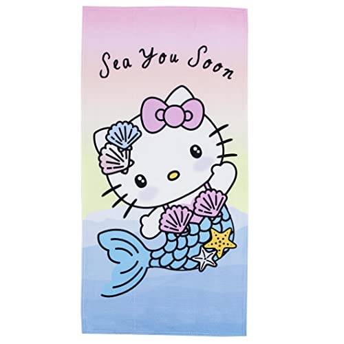 Northwest Hello Kitty Beach Towel, 30" x 60", Sea You Soon