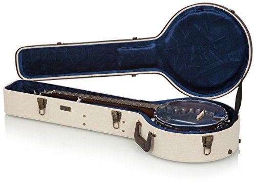 Gator Cases Journeyman Series Deluxe Wood Case for Banjos (GW-JM BANJO XL)