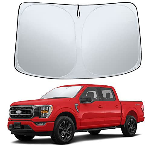 Sze Car Windshield Sunshade Compatible with 2018-2022 2023 2024 VW Atlas Cross Sport Front Window Foldable Sun Shade UV Reflector Visor Shield Cover,Light Weight,Easy to Carry,Keep Vehicle Cool