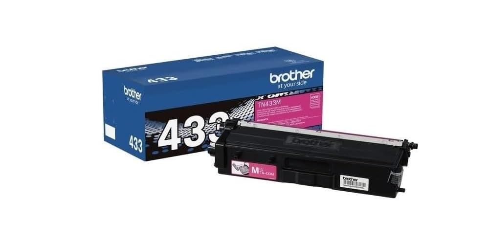 Brother TN433C, TN433M, TN433Y (TN-433C, TN-433M, TN-433Y) Cyan, Magenta and Yellow Color Toner Cartridge Set