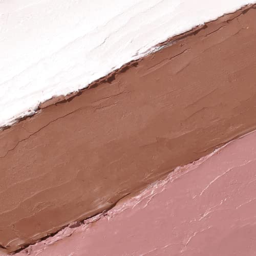 FALOCUTUS 3 Pcs UNIVERSAl Contour Stick Set,Cream Blush & Highlighter Bronzer Pen,Long Lasting & Smooth Natural Face Contouring Illuminator,Professional Makeup Kit for All Skin