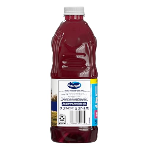 Ocean Spray® Cran-Raspberry50™ Cranberry and Raspberry Juice Drink, 64 Fl Oz Bottle (Pack of 1)