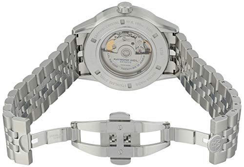 RAYMOND WEIL Freelancer Men's Automatic Watch, Black Dial, Stainless Steel, 42 mm, (2731-ST-20001)