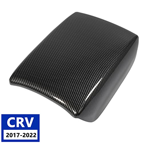 Naisec Accessories for Honda CRV CR-V 2017 2018 2019 2020 2021 2022 Interior Center Storage Box Armrest Box Protective Cover (Carbon Fiber)