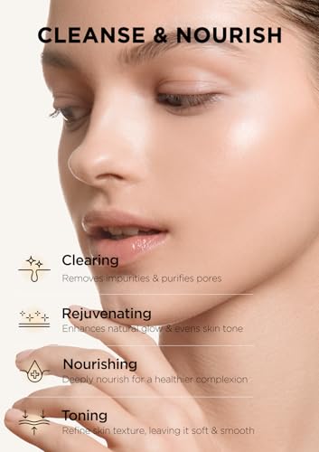 Hanskin Vitamin C Glow Powder Cleanser - Gentle Face Wash for Brightening & Radiant Skin, Papaya Enzyme Powder Facial Cleanser for Dry Skin, Exfoliating & Refreshing Korean Skincare [2.36 fl oz.]