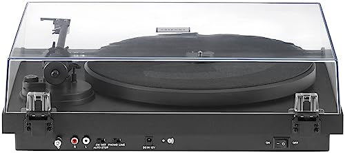 Crosley C6B-BK Belt-Drive Bluetooth Turntable Record Player with Adjustable Tone Arm, Black