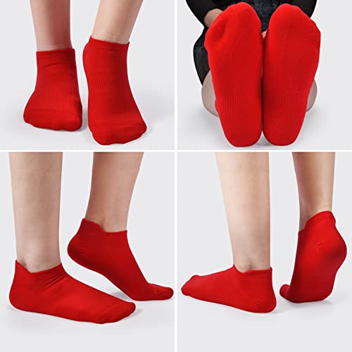 ATBITER Ankle Socks Womens and Men 8/6Pairs Thin Athletic Running Low Cut No Show Socks With Heel Tab