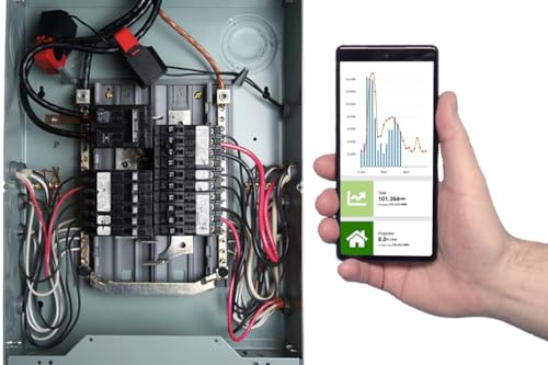 Eyedro Home Energy Monitor - Solar Energy/Net Metering - Save on Electricity - Bills & Reports - Real-Time Electricity Data & History - EYEDRO-HOME Ethernet or WiFi Connect (2.4 GHz)
