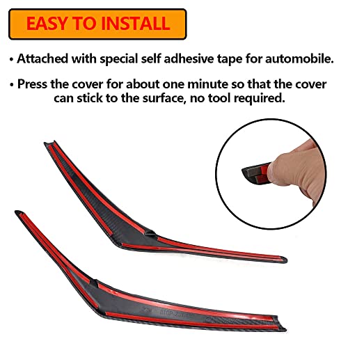 Xhfarce Gloss Black Headlight Eyebrow Eyelid Cover Trim Decoration Sticker for Toyota Camry 2024 2023 2022 2021 2020 2019 2018 Accessories