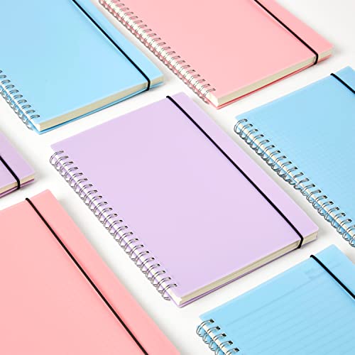 MSTONAL 3 Pack Small Spiral Notebook College Ruled, 3.5x5.5 Mini Pocket Spiral Notebooks With 7mm Lined Pages, 80 Sheets/160 Pages 100gsm Thick Paper to Stay Organized for Work School Office