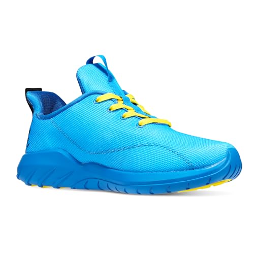 Soulsfeng Autism Awareness Shoes Women Workout Running Shoe Fashion Jigsaw Puzzle Blue Non Slip Sports Walking Tennis Gym Fitness Sneakers Size 6.5