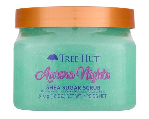 Tree Hut Raspberry Fizz Shea Sugar Scrub | Exfoliating Body Scrub Removes Dead, Dry Skin for a Soft & Hydrated Feel | Nourishing Essential Body Care | 18 fl oz.