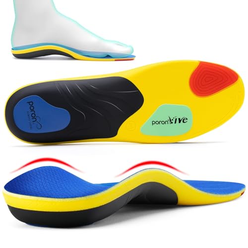 Women Heavy Duty Arch Supports Inserts Women Orthotics Flat Feet Inserts Relieve Heel Arch Pain Boot Work Shoe Insoles,XS