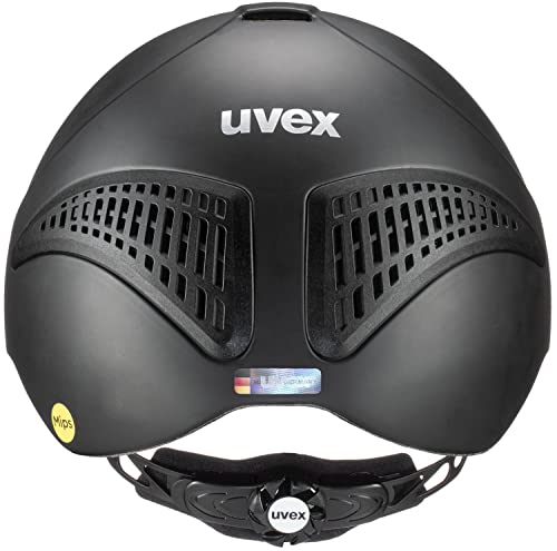 uvex exxential II MIPS Horse Riding Helmet for Women & Men, Black mat, XXS-S - Adjustable Helmet with Integrated MIPS System