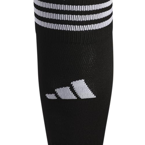 adidas Copa Zone Cushion 5.0 Over The Calf (OTC) Soccer Socks, White/White, Small