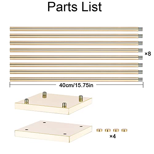 Wedding Centerpieces for Tables Vase Stand - 2 Pcs Gold Column Flower Stand, 31.5in Metal Tall Vases for Centerpieces, Geometric Flower Vase Rack for Wedding Decorations, Birthday, Event, Home Decor