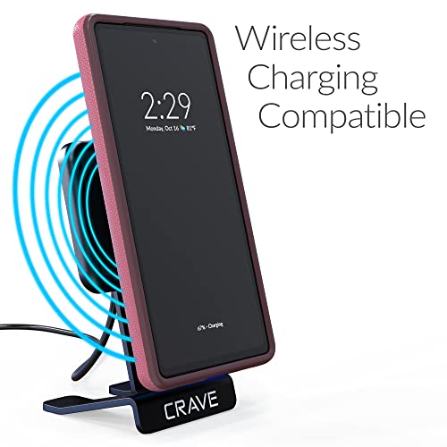 Crave Dual Guard for Google Pixel 7a Case, Shockproof Protection Dual Layer Case for Google Pixel 7a - Berry