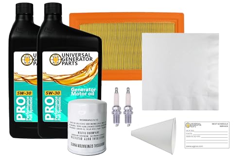 Replacement for Generac 0J93230SSM 20Kw-22Kw SM 999 Maintenance Kit (Synthetic Oil) by Universal Generator Parts