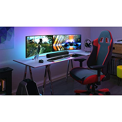 Yamaha Audio SR-C20A Compact Sound Bar with Built-in Subwoofer and Bluetooth, Black