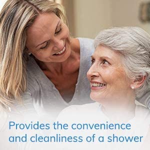 No-Rinse Body Bath, 8 fl oz - Leaves Skin Clean, Refreshed and Odor-Free, Rinse-Free Formula (Pack of 2) - Makes 8 Complete Baths Per Bottle