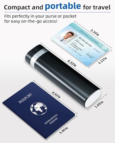 Betife Weekly Pill Organizer 7 Day, Daily Pill Box, Travel Pill Case, Cute Pill Holder, Drawer-Shaped Medicine Box to Hold Vitamins, Medicines, Supplements, Pills Organizer(Black)