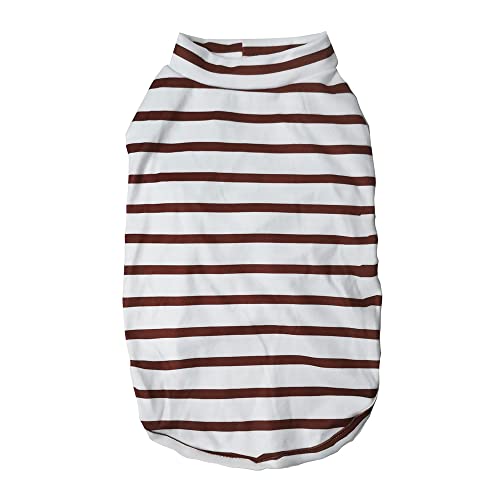 Pack of 2 Cute Doggie Embroidery Dog Coat Turtleneck Stretchy Dog Sweater Super Soft Dog Cold Weather Coat for Cats Dogs (X-Small, Blue+Yellow)