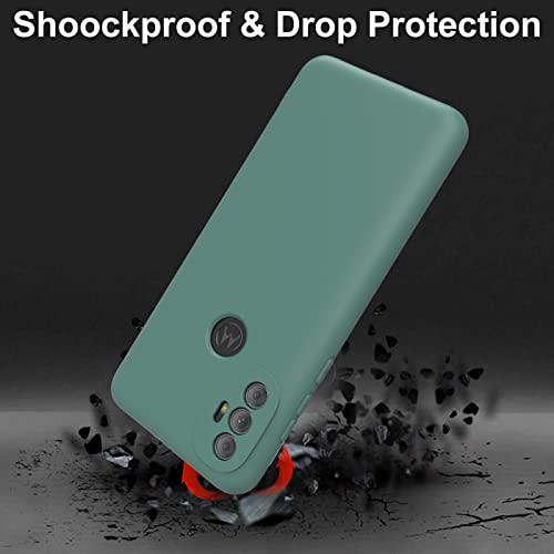 Weycolor for Moto G Power 2022 Case, Slim Soft Anti-Scratch Microfiber Lining Full-Body Protective Phone Case for Motorola Moto G Power 2022 (Gray)