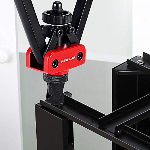 AOBEN 14" Rivet Nut Tool, Professional Hand Rivet Nut Setter Kit Labor-Saving and Compact Design Including 6 Interchangeable Mandrels 90pcs Rivnuts and 2 Mandrel Lock Pins