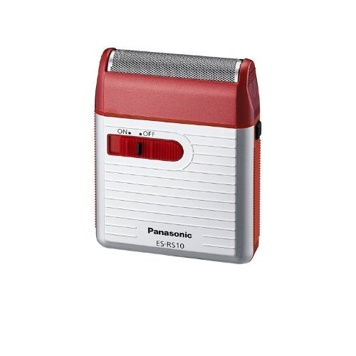 Panasonic Men's Shaver for Traveler ES-RS10-R Red | DC3V (2 x AA Alkaline) (Japan Model)