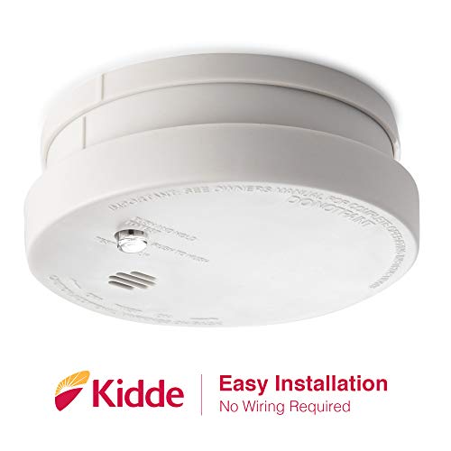 Kidde Fire Sentry Smoke Detector, 9V Battery Powered Smoke Alarm, 4 Inch Compact Design