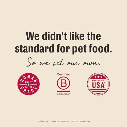 The Honest Kitchen Human Grade Dehydrated Whole Grain Dog Food – Complete Meal or Dog Food Topper – Beef 10-Pack of 1.5 oz Sachets