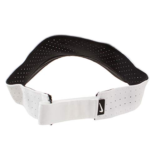 Nike Women's Aerobill Visor, White/Black, Misc