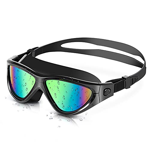 Portzon dynamics Swim Goggles, Anti Fog Clear No Leaking Swimming Goggles for Adult Men Women