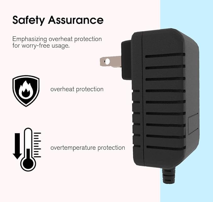 Jytyto 5V USB Type C AC/DC Adapter Replacement Charger for LAMPICK C055 Travel Makeup Mirror with Lights 1000 mAh Rechargeable Battery DC5V