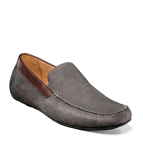 Florsheim Talladega Moc Toe Venetian Driver Slipon Mens Slip On 10 2E US Grey