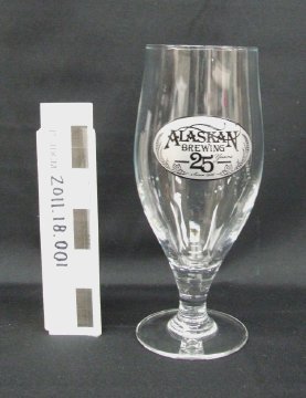 Alaskan Brewery Signature White Satin Pint Glass