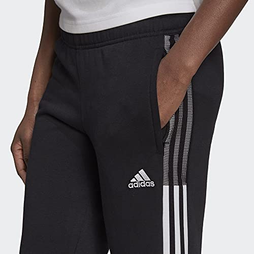 adidas womens Tiro 21 Track Pants White/Black 2X