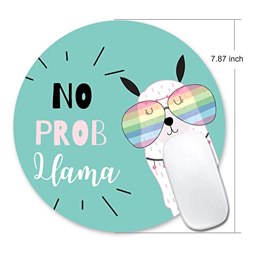 ice rabbit Mouse Pad A Cute Squirrel is Eating The Nuts in The Tree Round Mousepad