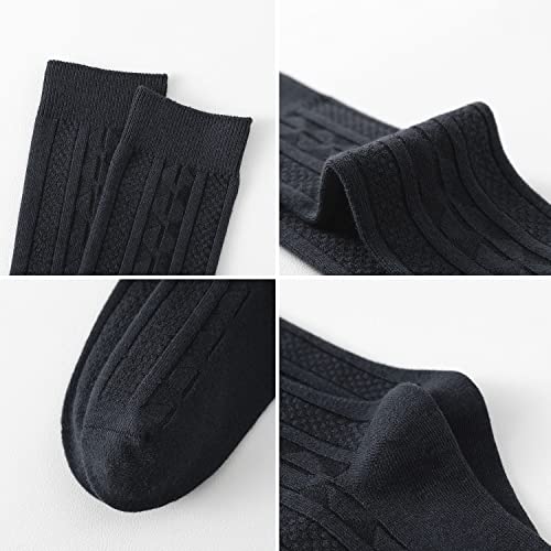 EPEIUS Toddler Girls Knee High Socks Seamless Cotton School Uniform Socks Cable Knee Socks Kids Boy Over the Calf Socks 2-4 Years 3 Pack