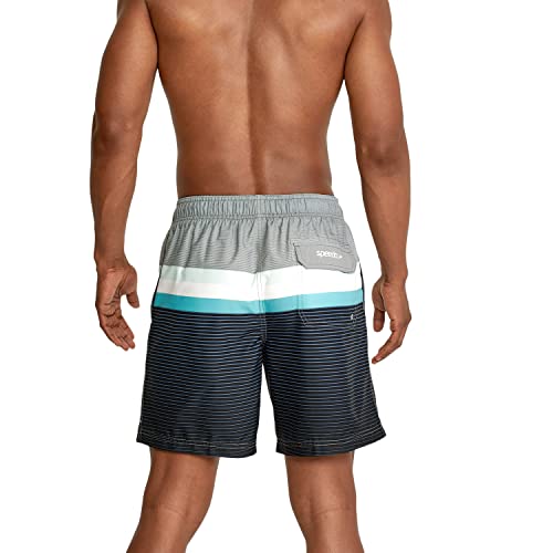 Speedo Men's Swim Trunk Mid Length Redondo Stripe