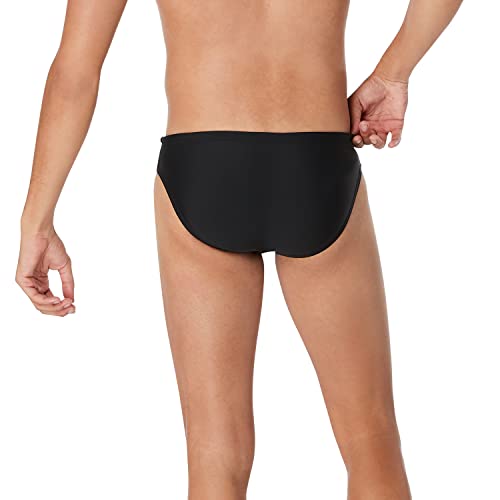 Speedo Men's Standard Swimsuit Brief Eco Flex 2” Outseam Beachstar, Floatable Floral Peacoat, 28