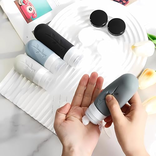 Travel Containers for Toiletries, 18pack TSA Approved Travel Size Containers for Toiletries,travel bottles for Toiletries,travel Jars or Personal Travel Essentials
