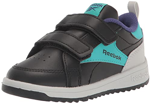 Reebok unisex child Weebok Low Sneaker, Pure Grey/Infused Lilac/Proud Pink, 4 Toddler US