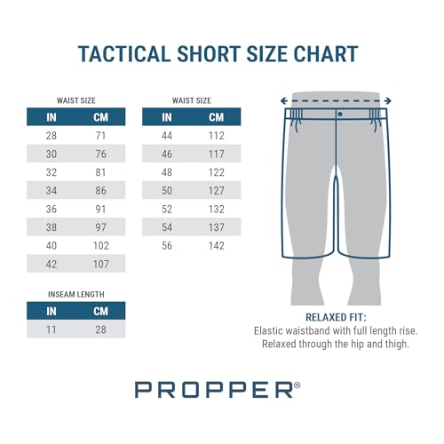 Propper Men's Edgetec Shorts, Khaki, 56 UNHEMMED