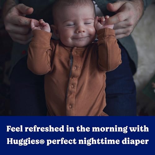 Huggies Overnites Size 6 Overnight Diapers (35+ lbs), 84 Ct (2 Packs of 42), Packaging May Vary