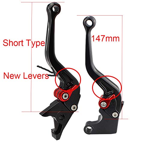 HYEPIVOT for TNT 125 135 TNT125 TNT135 2016 2017 2018 2019 2020 2021 2022 2023 Short Brake Clutch Levers Pair Black